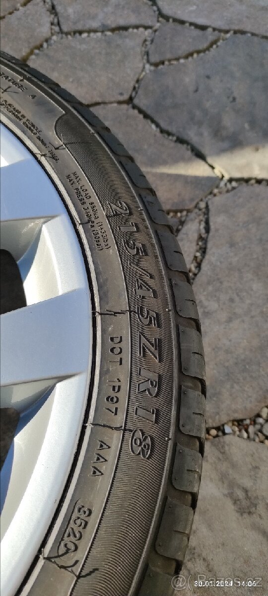 Letní Alu kola (sada) Citroen 18" Atacama - 8