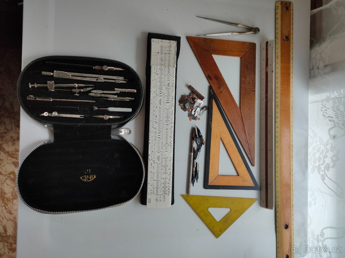 Retro rýsovací potřeby - 8