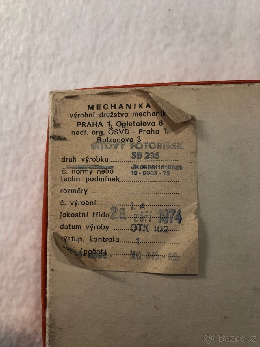 Síťový elektronický foto blesk SB-235 s dokumentací - 8