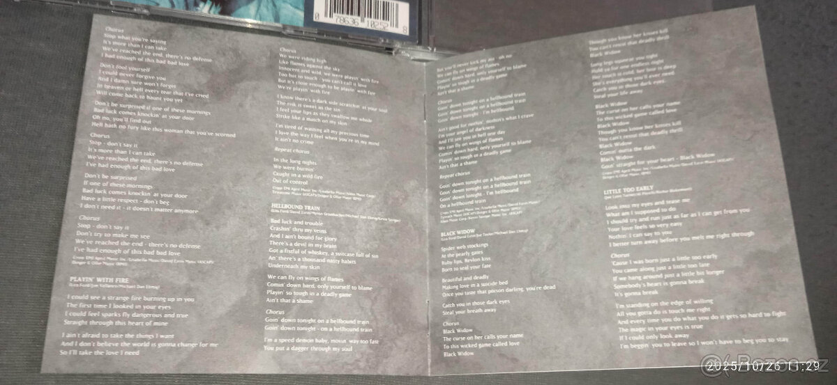 cd Lita Ford – Dangerous Curves 1991 - 8