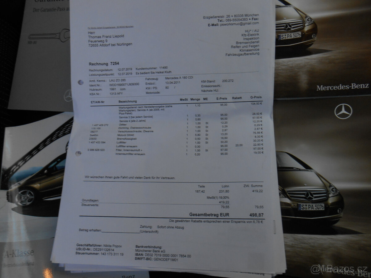 Mercedes-Benz 180 cdi PĚKNÝ+ 4x kola - 8