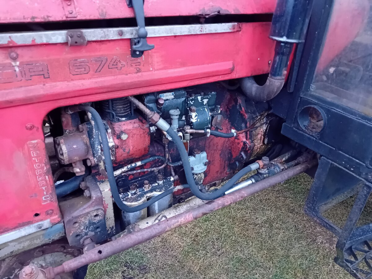 Zetor 6748, těžká přední náprava, servo - 8