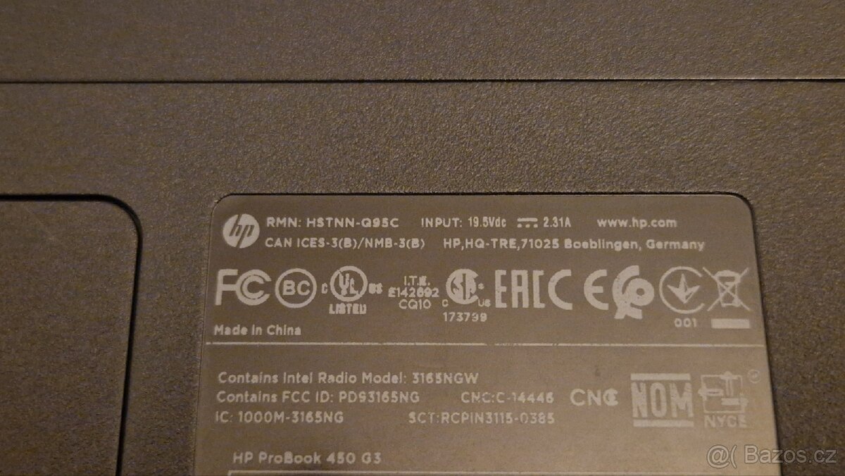 HP ProBook 450 G3, i5, 8GB RAM, 250GB SSD - 8