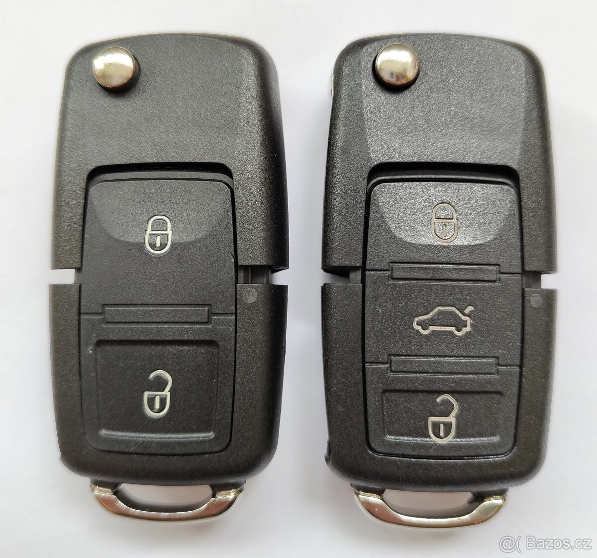 Klíč Škoda Volkswagen Seat 2 / 3 tlačítka. Cena za 1 kus = - 8