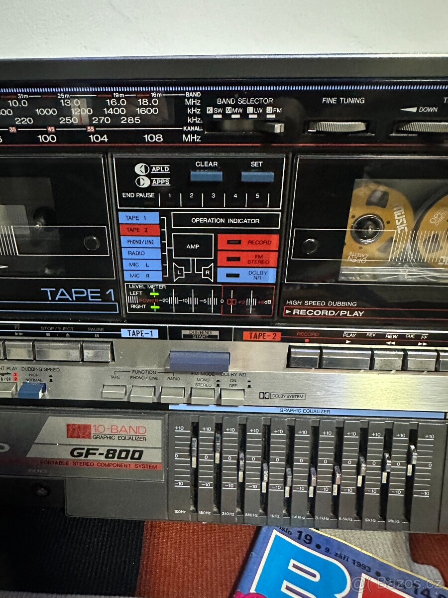 Radiomagnetofon Sharp GF- 800 - 8