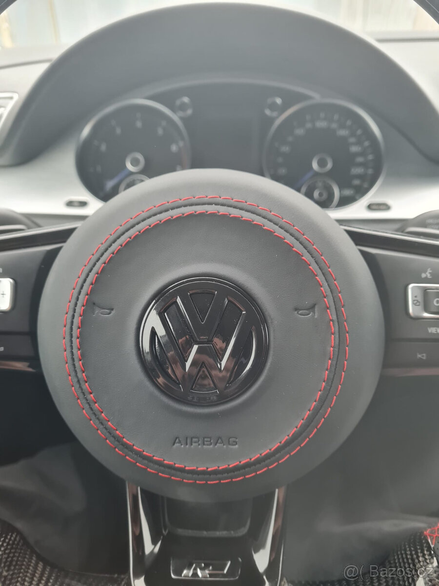 VOLANT VOLKSWAGEN R RLINE GTD GTI - KOZA / KARBÓN - 8