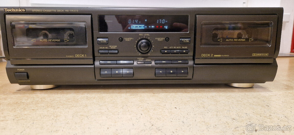 Technics dvojitý kazetový magnetofon RS-TR373 - 8