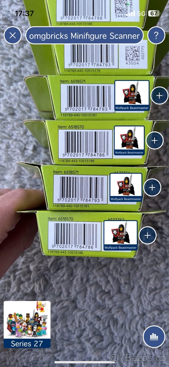 Wolfpack Beastmaster LEGO Minifigurky 71048 27. série - 8