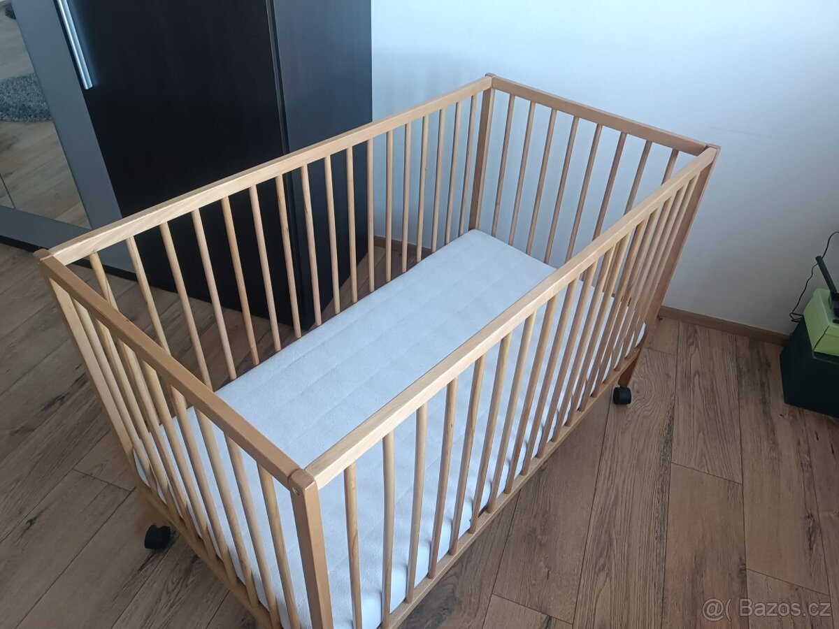 Dětská postýlka s matrací ikea nová - 8