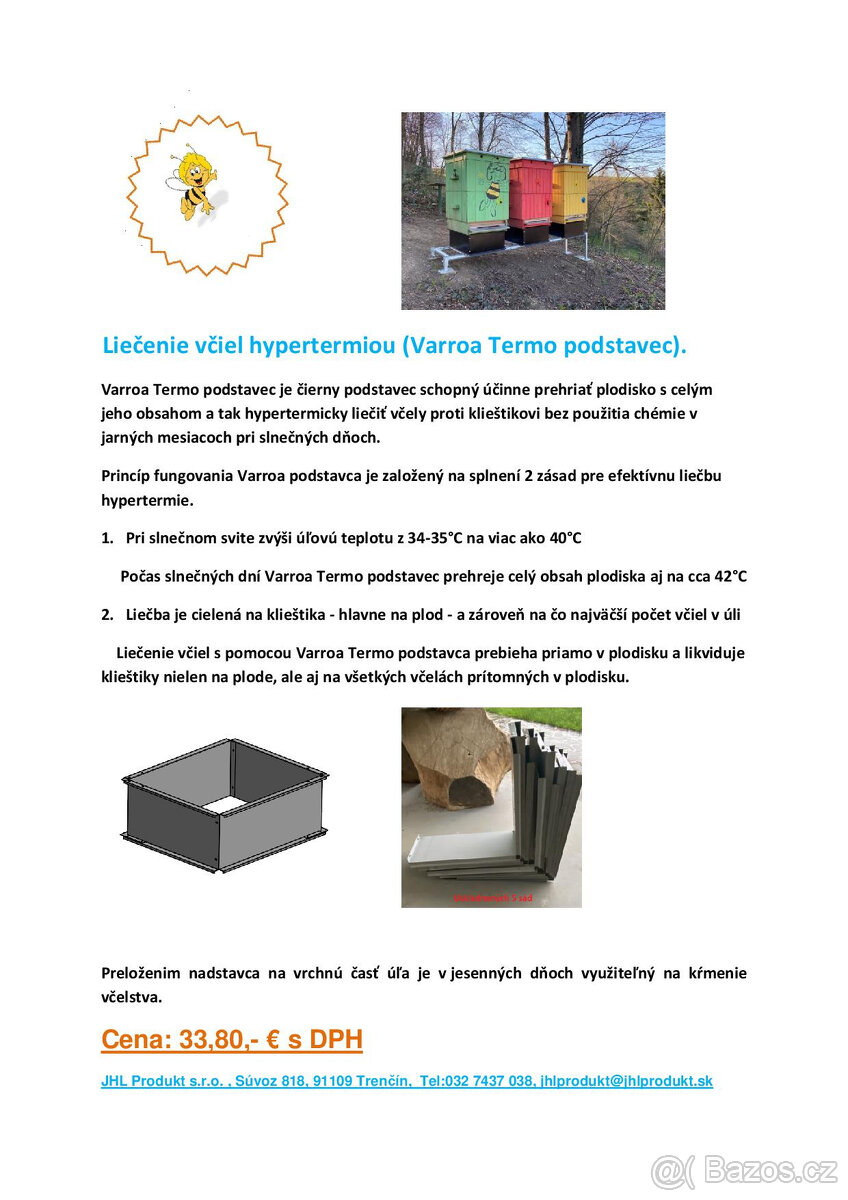 Varroa Termo podstavec pre včely - 8