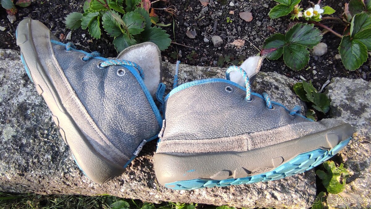 Zimní kotníkové barefoot boty Affenzahn vel. 29 - 8