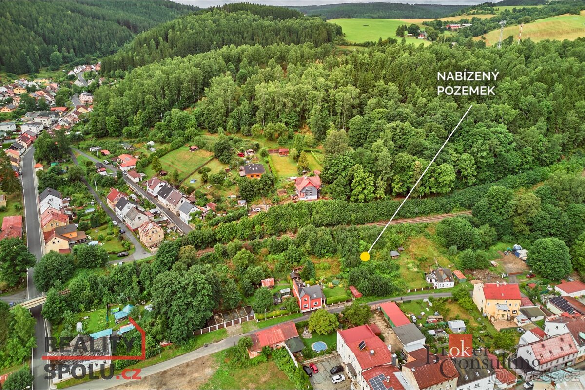 Prodej, pozemky/zahrada, 1018 m2, Zadní, Kraslice, Sokolov [ - 8