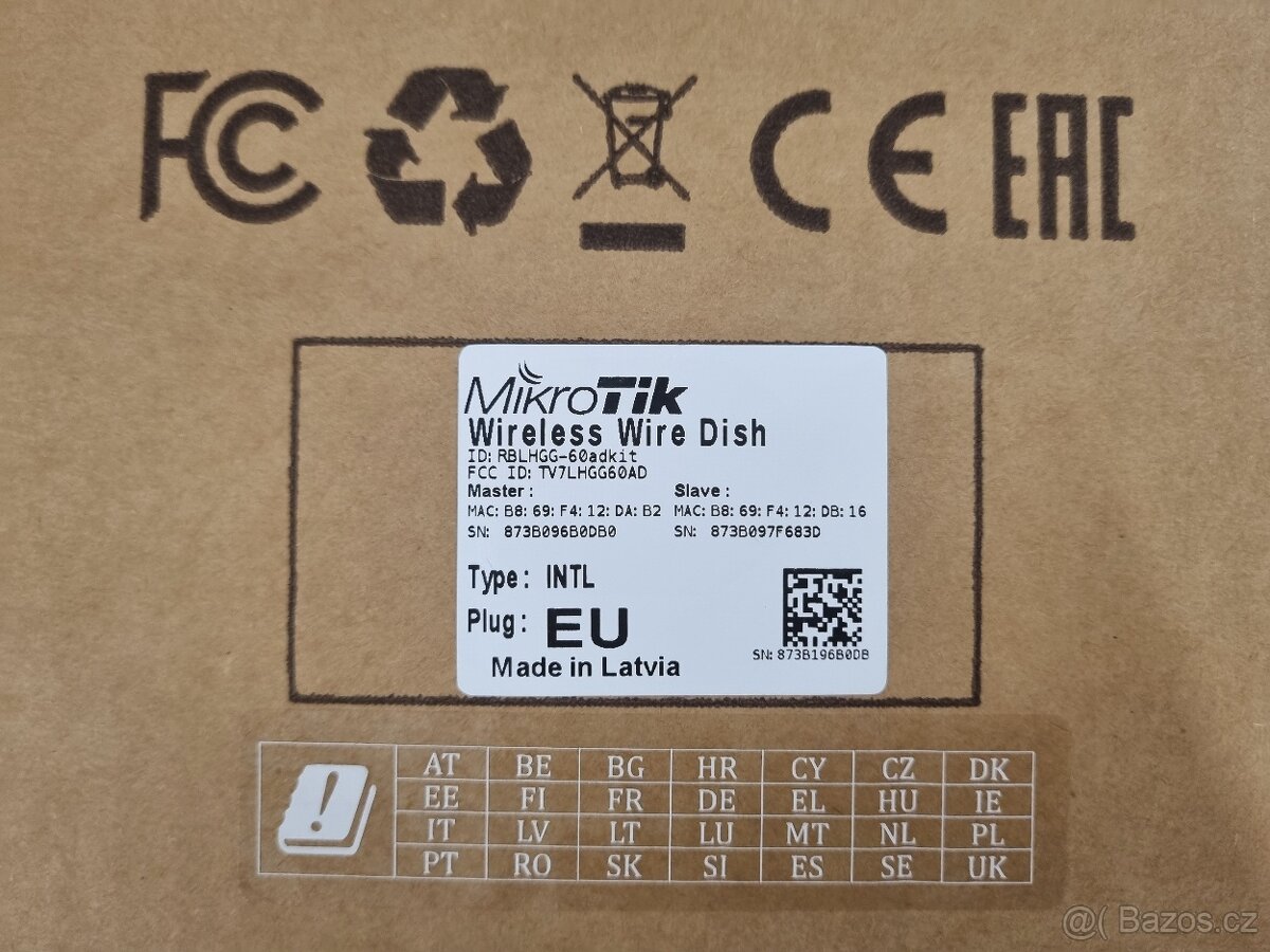 MikroTik RouterBOARD Wireless Wire Dish, kompletní spoj - 8