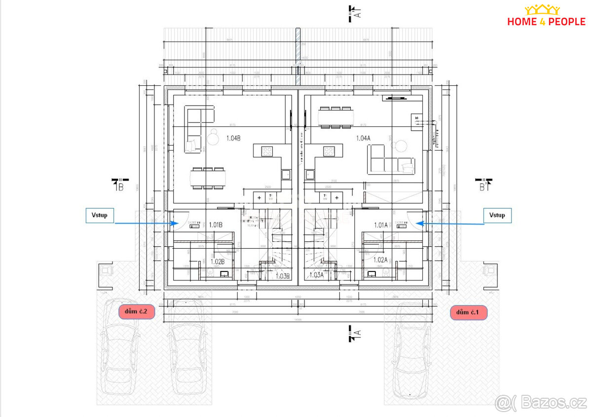 RD 4+kk ve Zlíně Nivy s park. stáním, terasou a zahradou - 8
