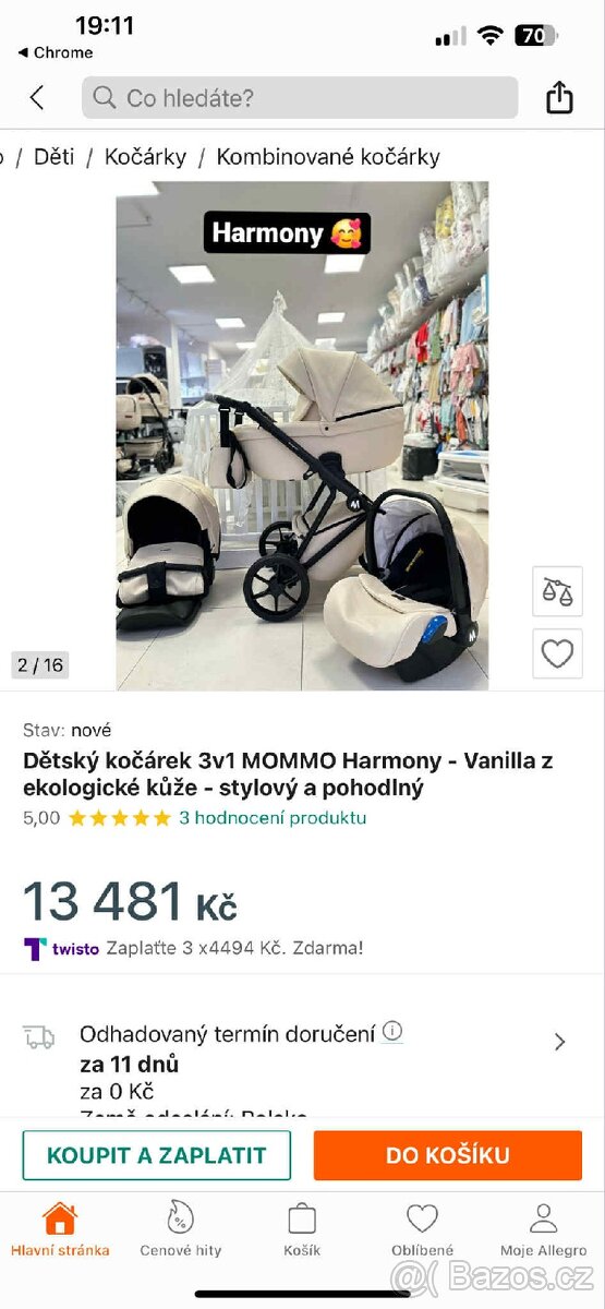 Kočárek Mommo Harmony - 8