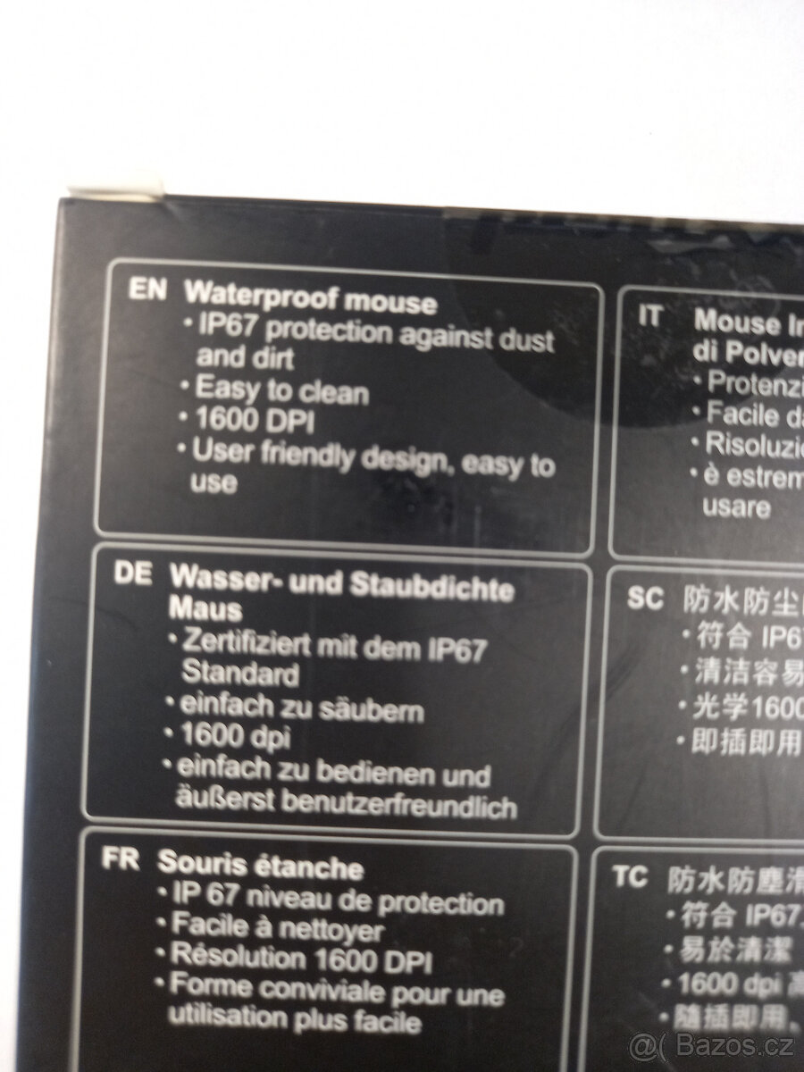 Optická myš s kabelem/ vodotěsná IP67/ nerozbalená Perimice - 8