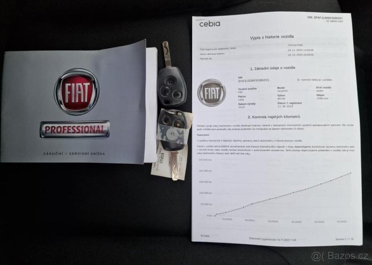 Fiat Talento 1.6 MultiJet 5-míst,ČR,1.Maj. - 8