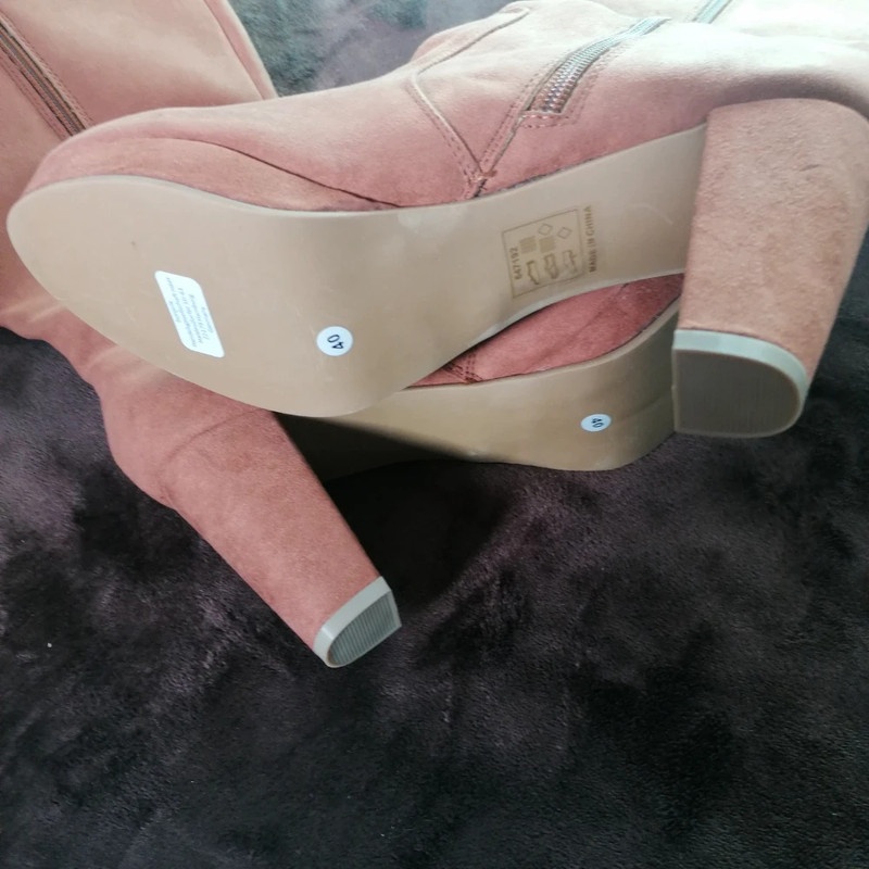 Vysoké kapučínové kozačky vel.40 - 8