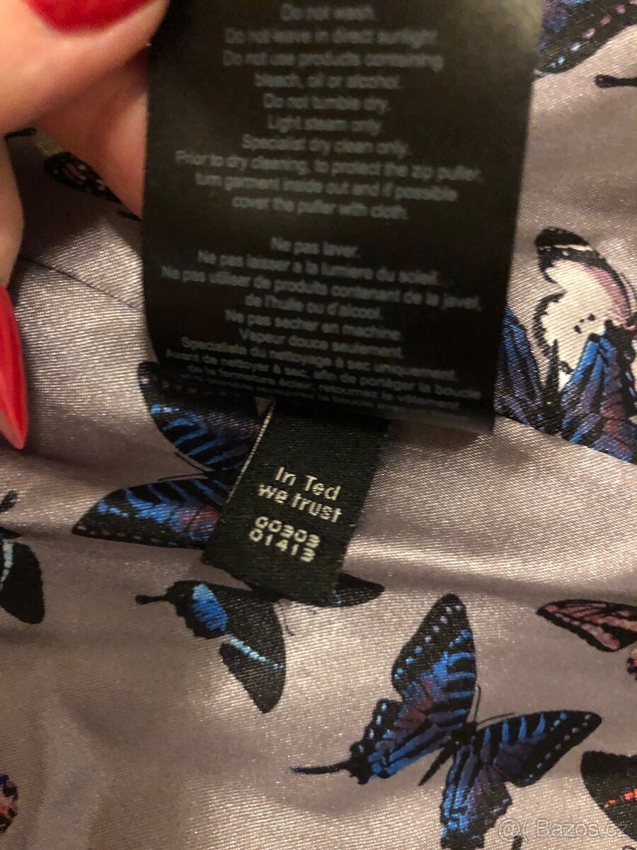 Vlněný zimní dámský kabát Ted Baker - 8