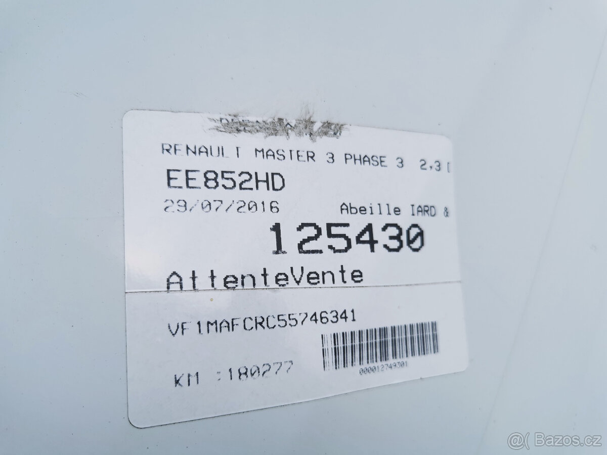 Renault Master III 2,3dci 81kw/110k L2H2 rv 2016 - 8