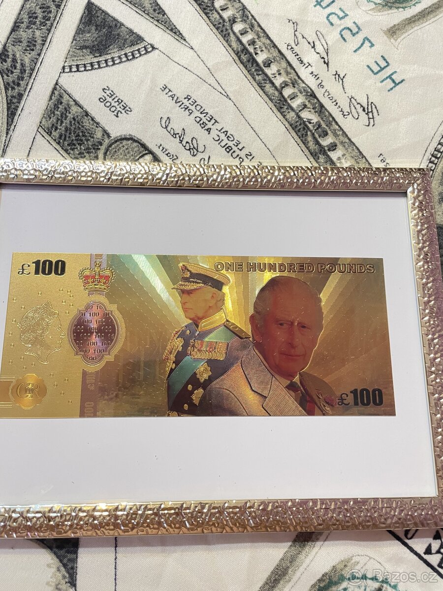 Zlatá bankovka různé druhy - 8