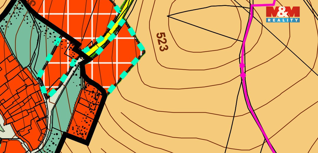 Prodej pozemku k bydlení, 1004 m², Černošín - 8