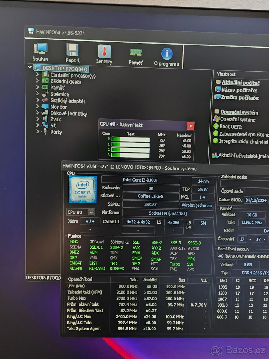 WIFI micro PC Lenovo 16GB RAM Windows 11pro - 8