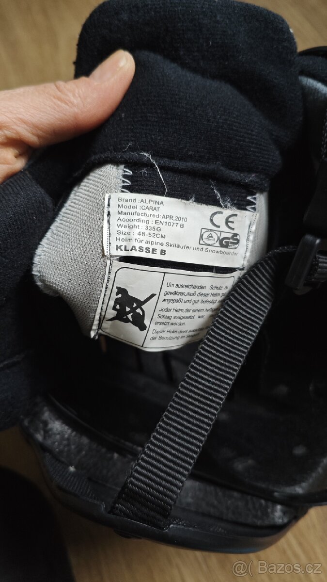 Dětská lyžařská helma vel. 48 -52 + lyžařské brýle - 8