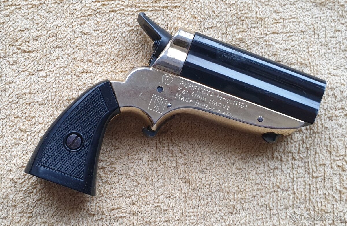 Derringer Perfecta cal.4mmRF SA zdobený Top - 8