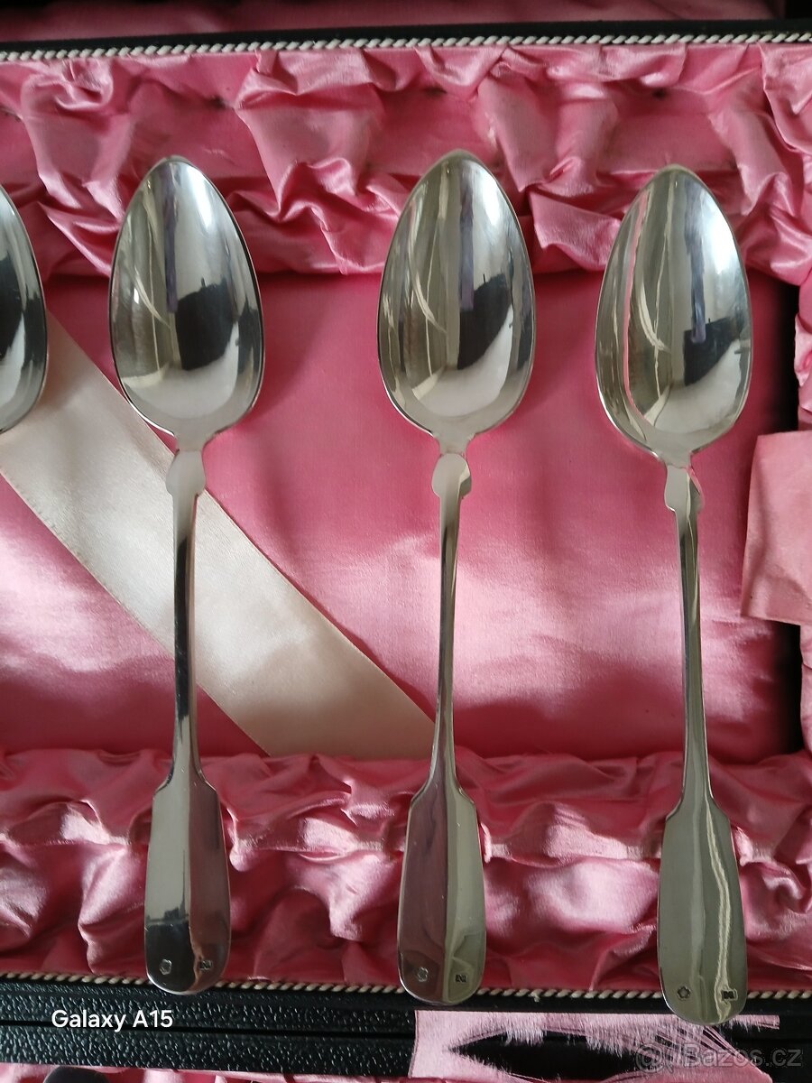 STAROZITNE STRIBRNE PRIBORY RAKOUSKO-UHERSKO - 8