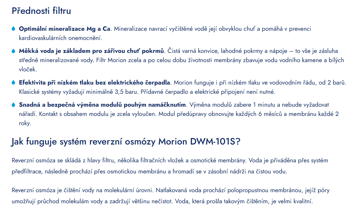 Reverzní osmóza Aquaphor Morion - 8