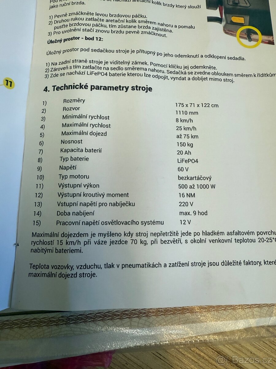 Elektrická tříkolka pro seniory - 8