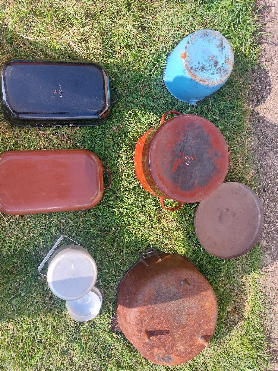 Retro kotlíky a nádobí. - 8