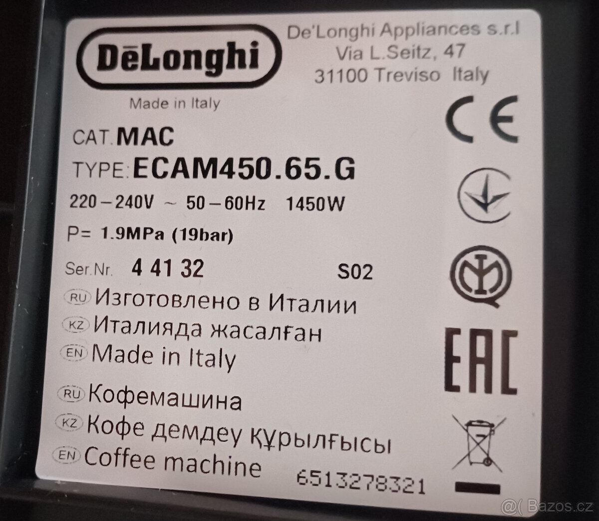 DeLonghi Eletta Explore ECAM450.65.G – NOVÝ, NEROZBALENÝ - 8