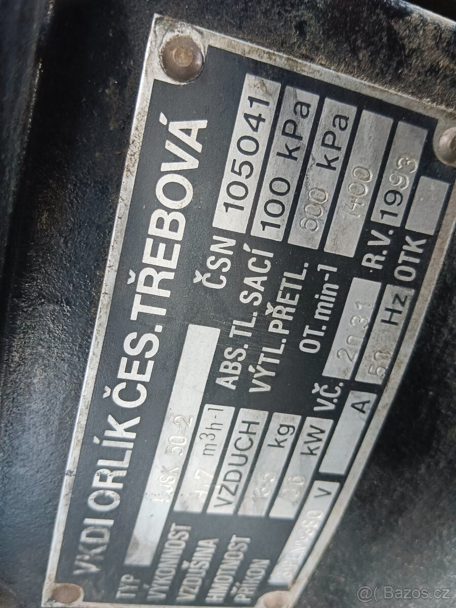 Vzduchový kompresor Orlík 380V - 8