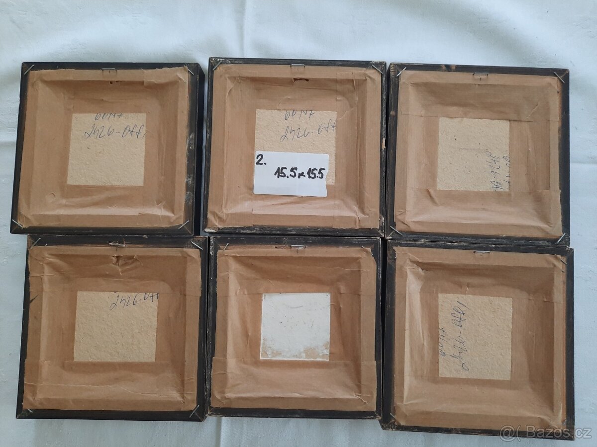 Obrazy krásné,velké,top stav 3 ks,malé malované sig.obrázky - 8