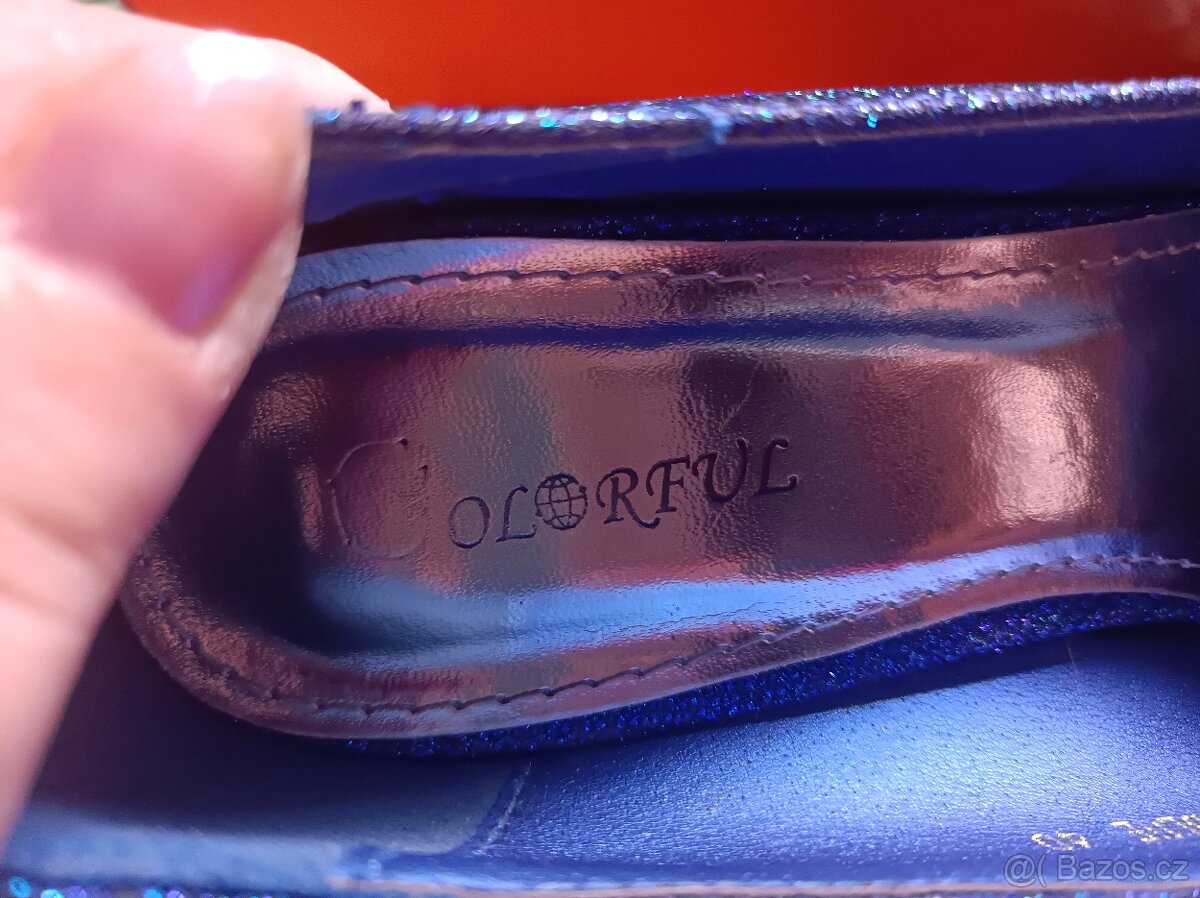 Plesové modré lodičky - 8