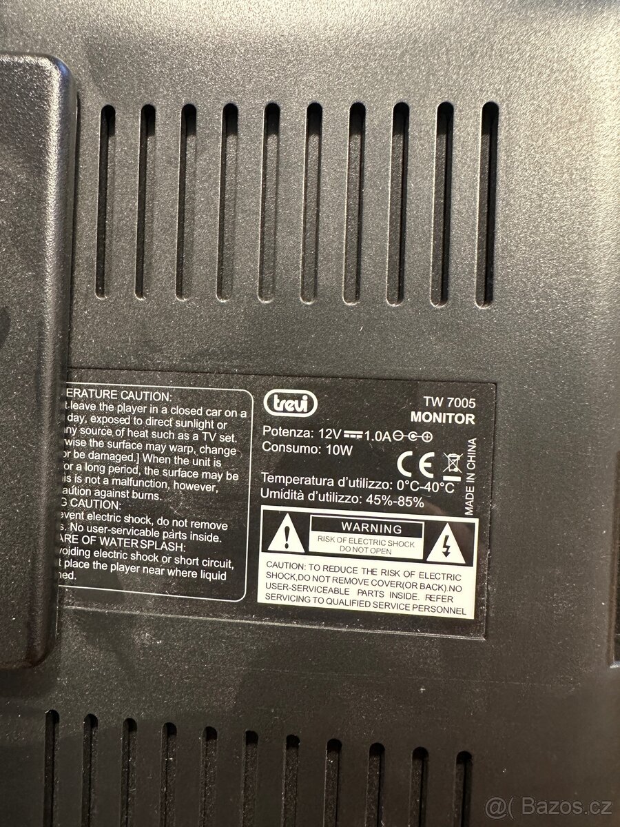 Prenosny DVD prehravac do auta Trevi - 8