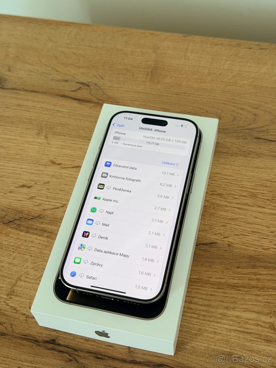 iPhone 16 Pro 128GB Natural Titanium 100%, v záruce - 8