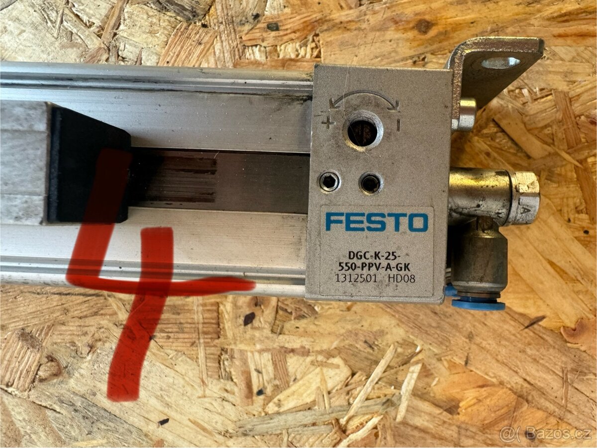 Lineární vedení s pneumatickým posunem - 8