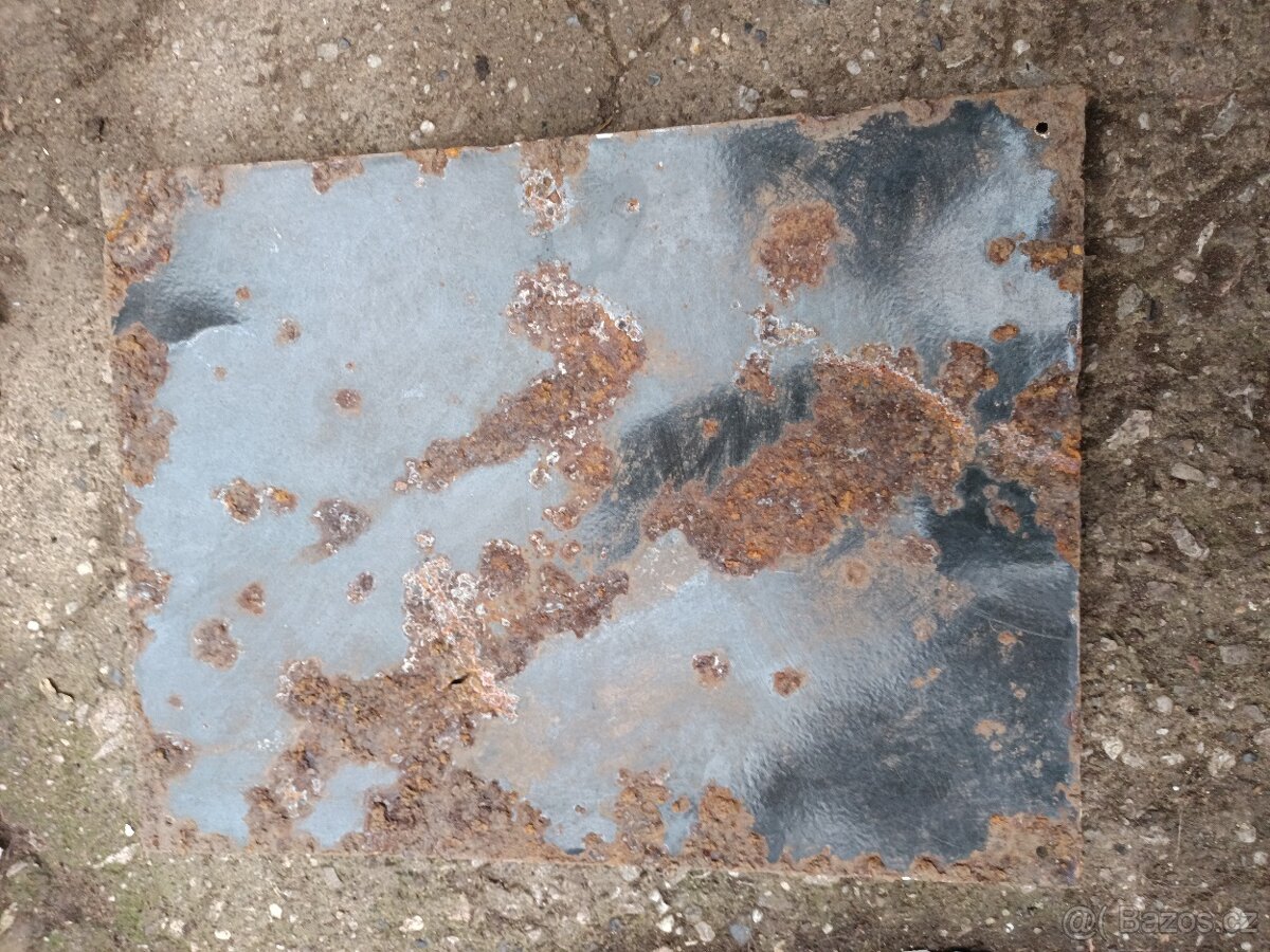 Stará smaltovaná cedule ze Sudet - 8