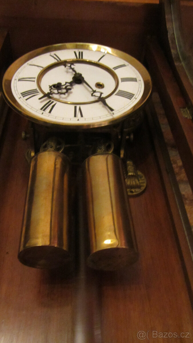 dvouzávažové hodiny Gustav Becker - 8