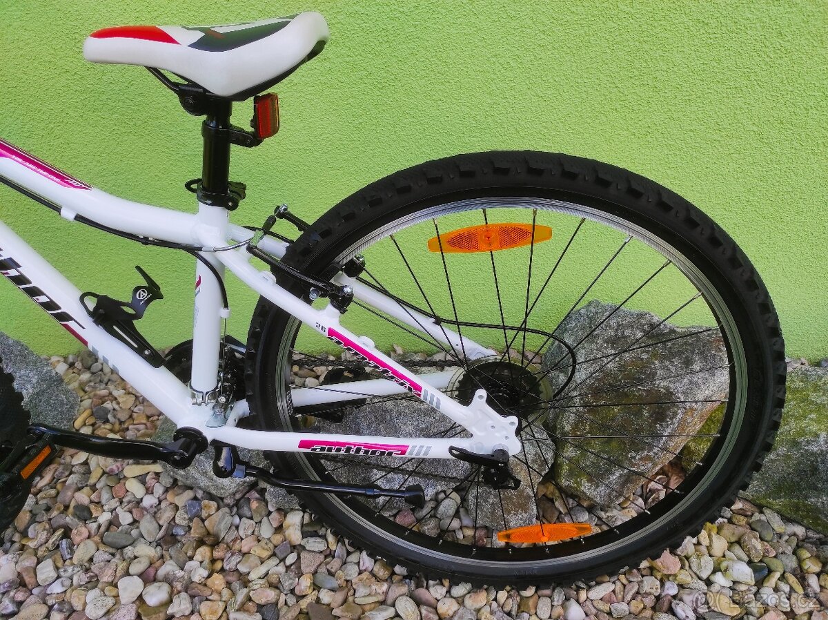 Značkové kolo Author A-MATRIX 26" (bílá/červená) - 8