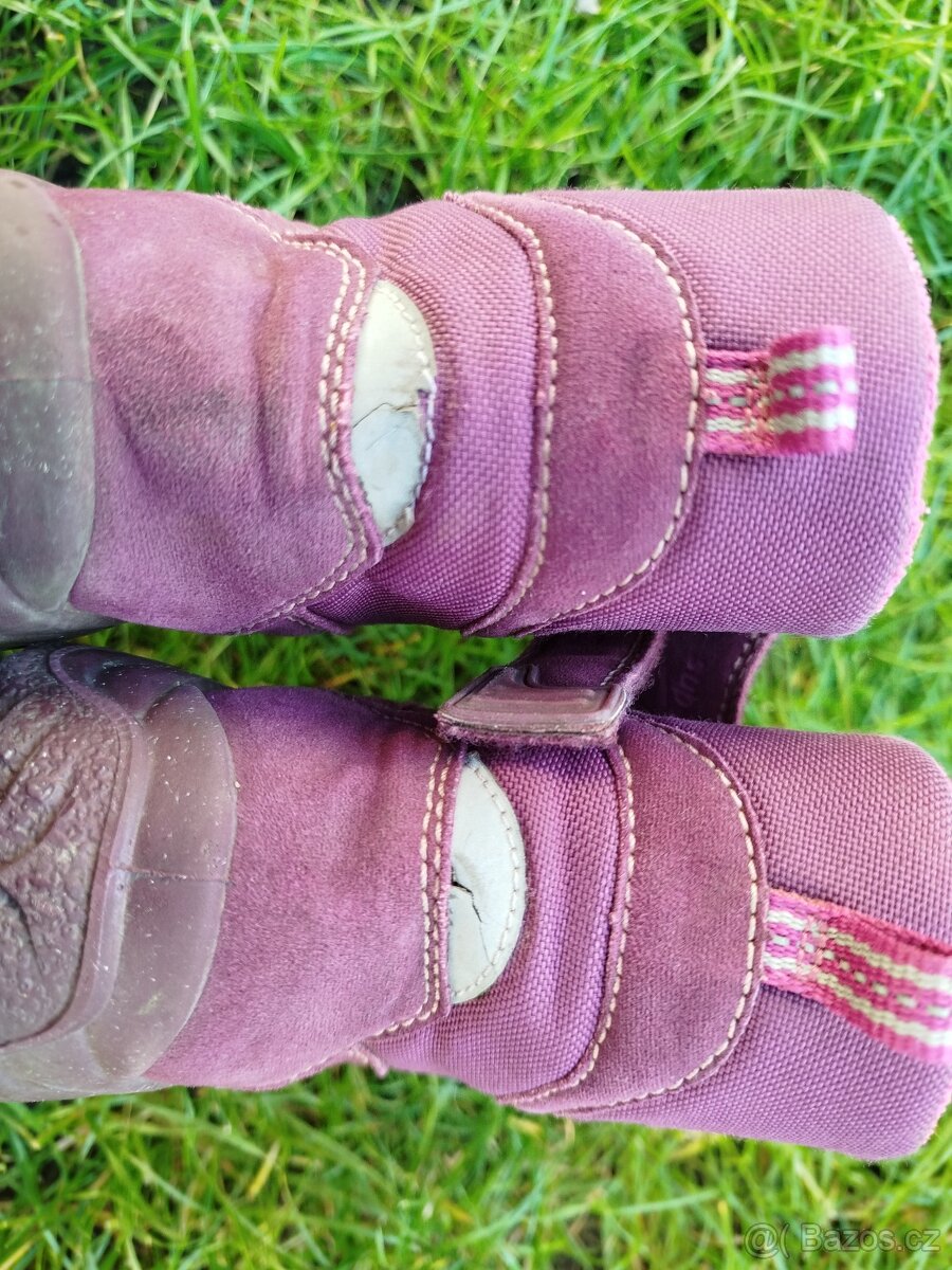 Zimní fialové boty Superfit vel. 34 šíře W - 8