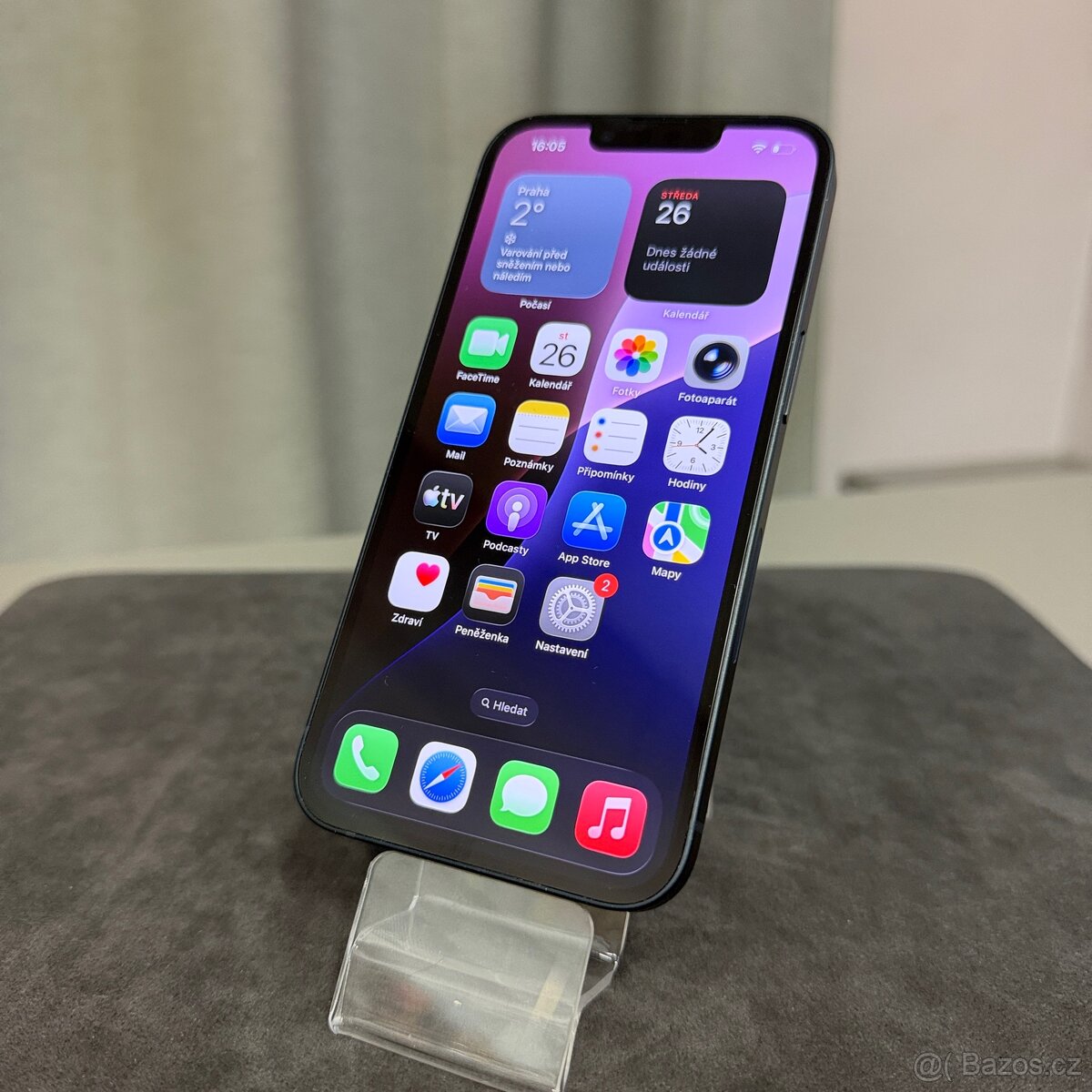 iPhone 14 128GB černý, pěkný stav, 12 měsíců záruka - 8