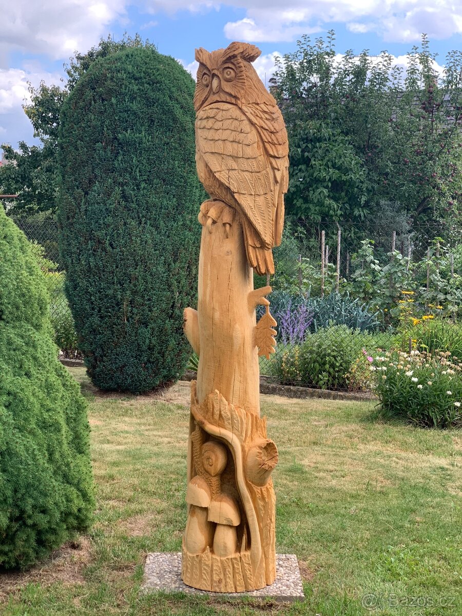 Dřevěná socha (dřevořezba pilou) - 8