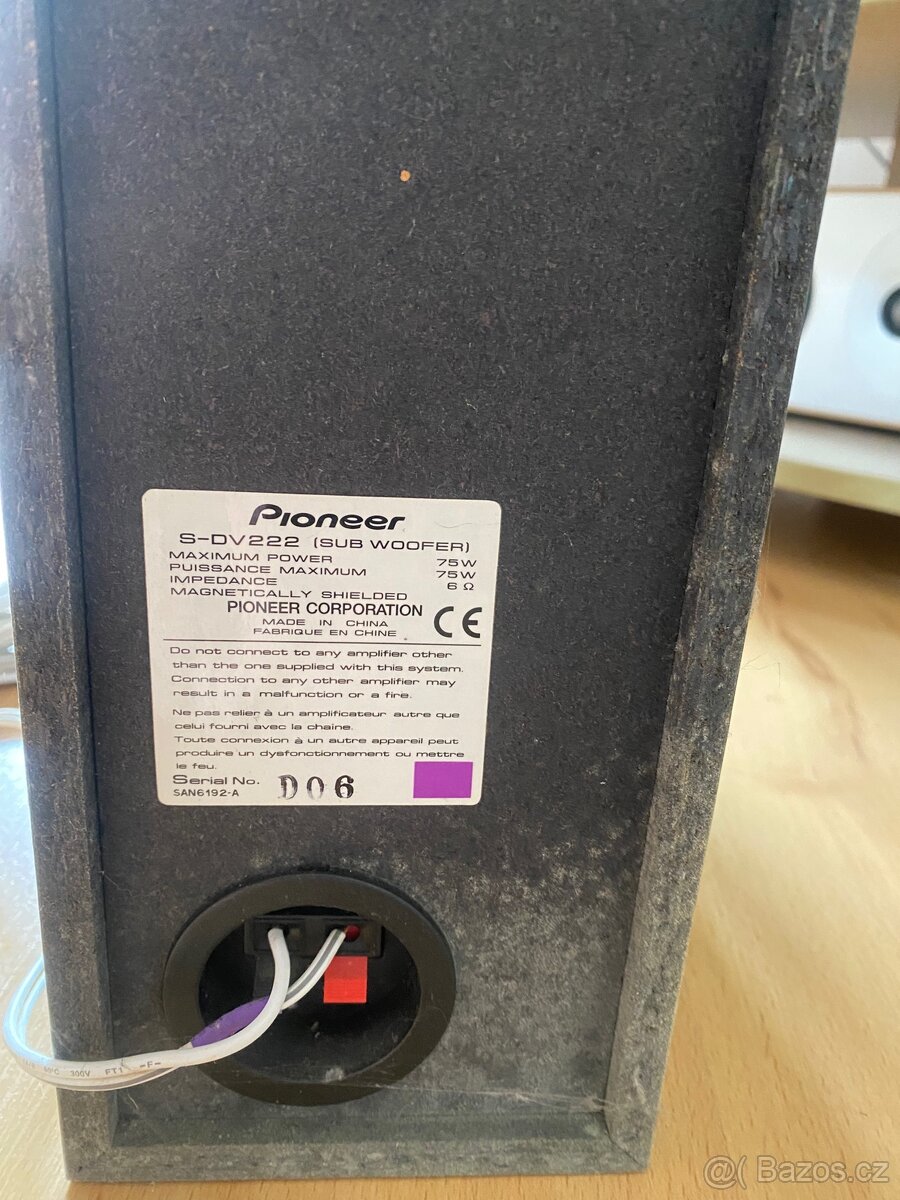 subwoofer + DVD/receiver od Pioneer - 8