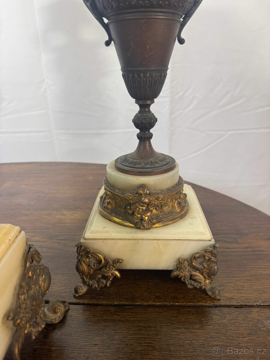 Starožitné figurální hodiny (135055) - 8