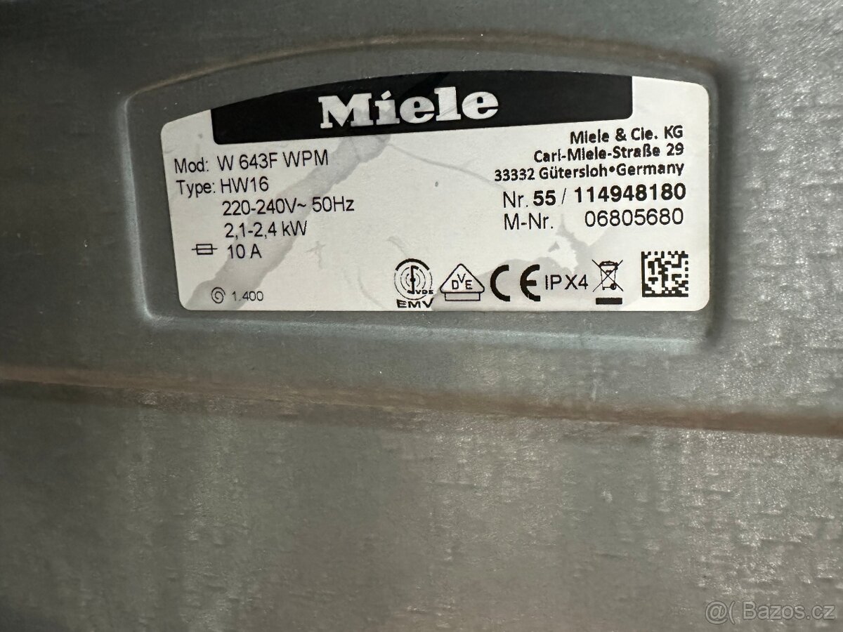 Pračka Miele (151) - 8