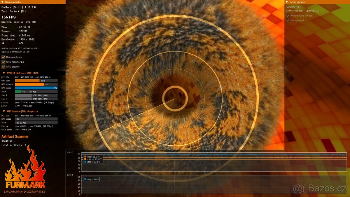 RTX 3070 MSI SUPRIM X 8G Plně Funkční,Záruka - 8